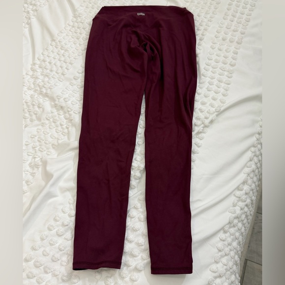 ONER ACTIVE SOFTMOTION HIGH WAISTED LEGGINGS GRAY LOGO CHERRY LACQUER PURPLE MED - Picture 4 of 9